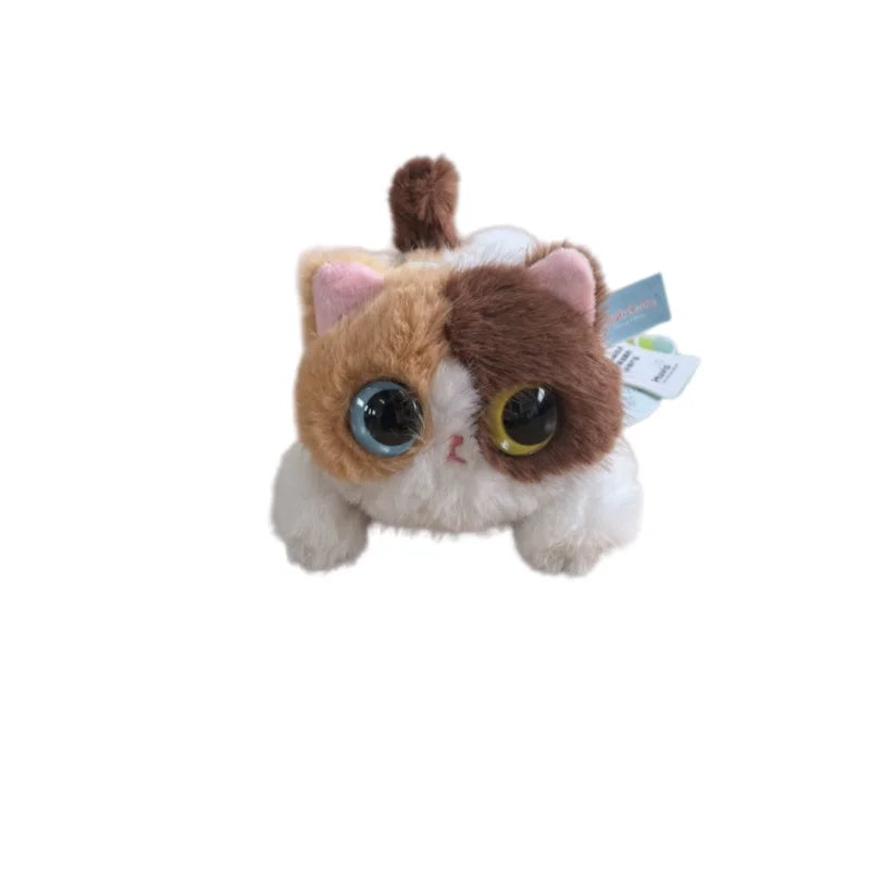 Gatito de Peluche de Ojos Grandes · Tricolor