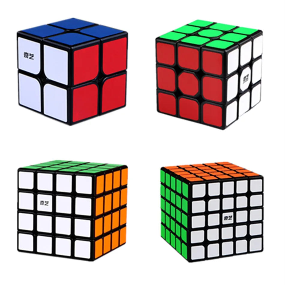 Cubos QiYi 2×2, 3×3, 4×4 y 5×5