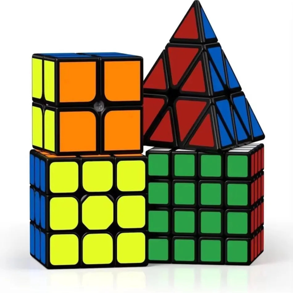 Pack de cuatro: 2×2, 3×3, 4×4 y pirámide
