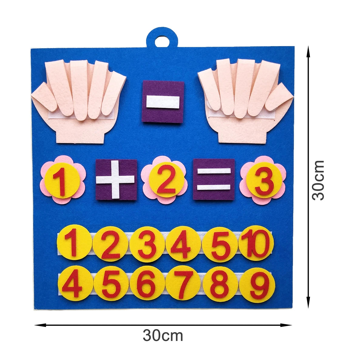 Tablero de sumas de 30 × 30 cm