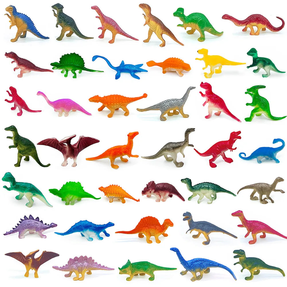 Dinosaurios de juguete de distintas especies