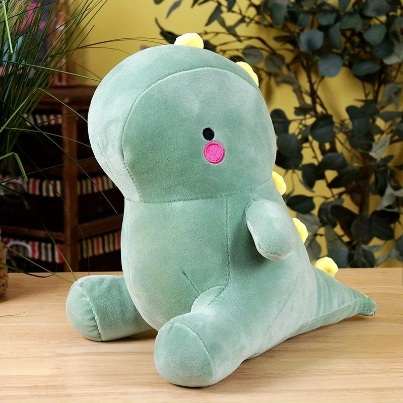 Dinosaurio de Peluche Blandito · Verde salvia