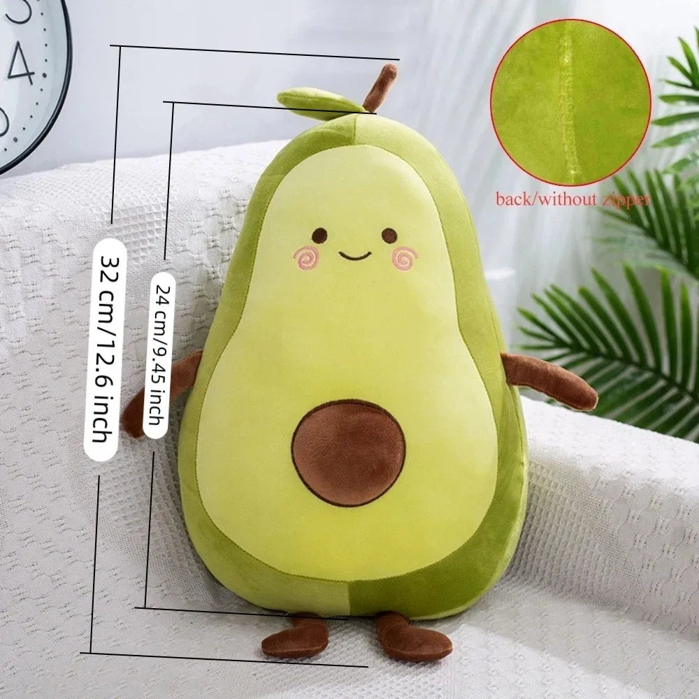 Aguacate de Peluche · Redondo 32 cm