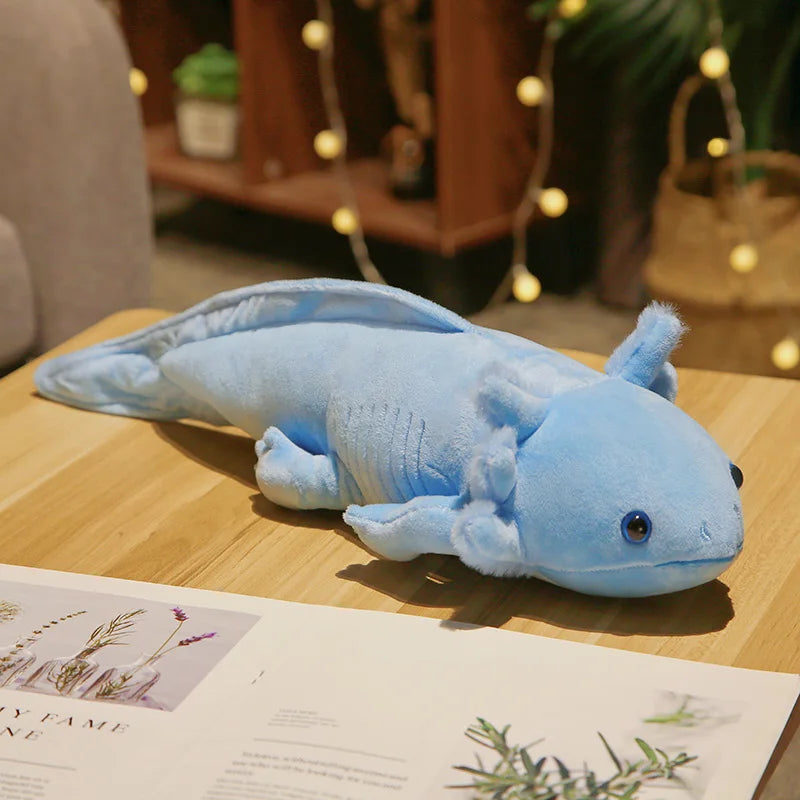 Ajolote de Peluche de 45 cm · Azul