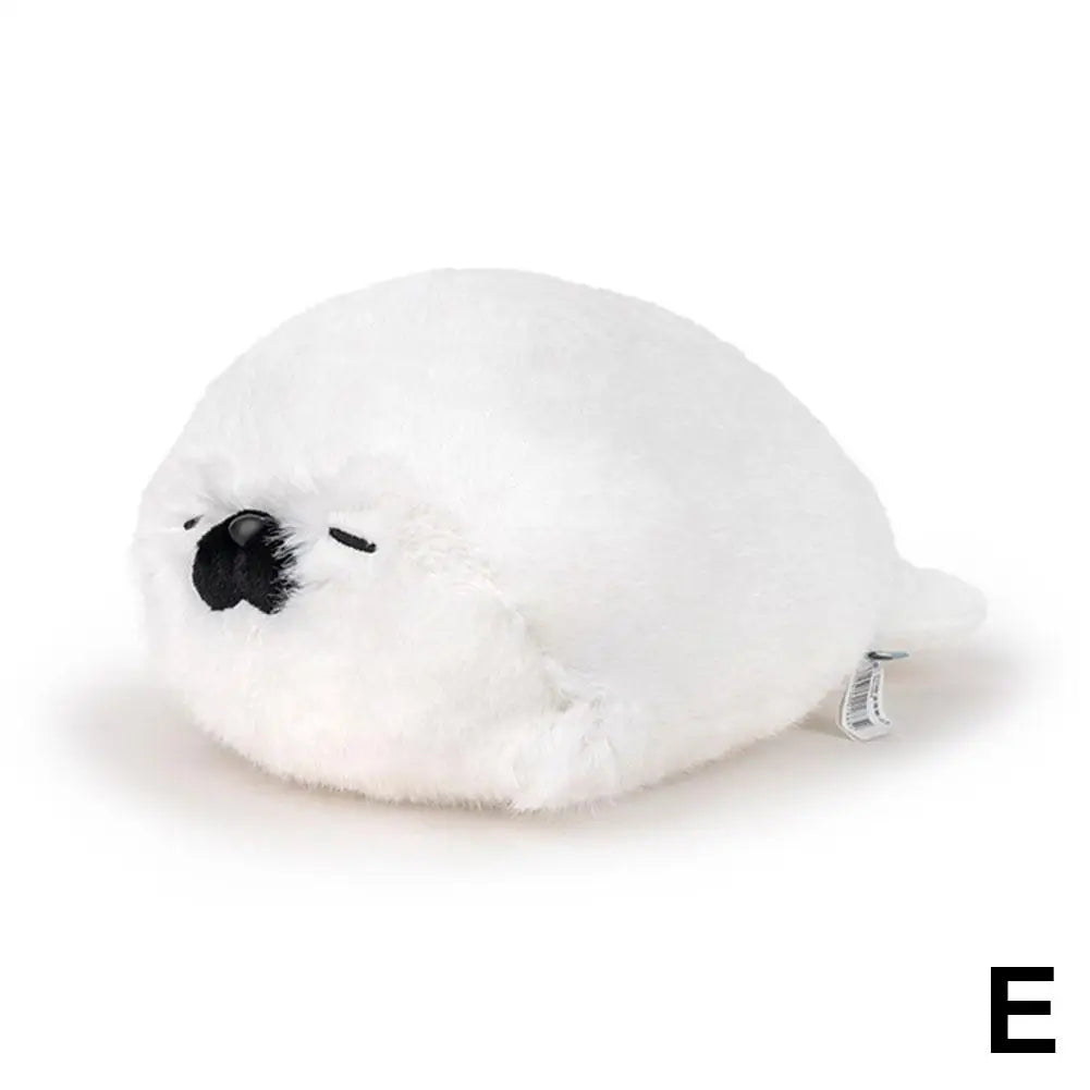 Foca de Peluche de 40 cm · Blanca